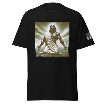 Black Jesus Kneeling - Blessed T-Shirt