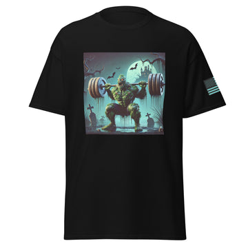 Swamp Monster Performing Heavy Squats T-Shirt