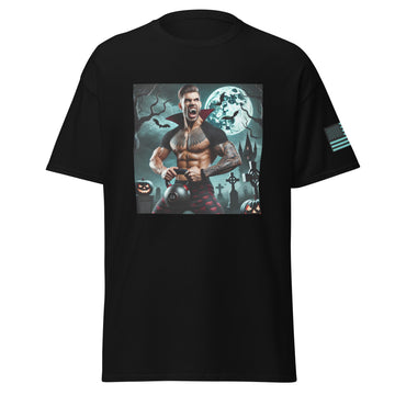 Vampire Using A Kettlebell Weight T-Shirt