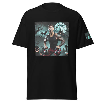 Vampire Using Kettlebells To Workout T-Shirt