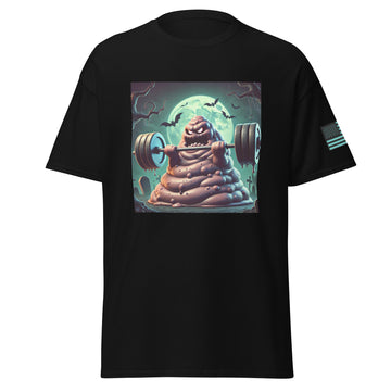 Blob Monster Performing Barbell Curls T-Shirt