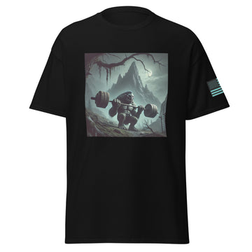 Giant Troll Performing Barbell Curls T-Shirt