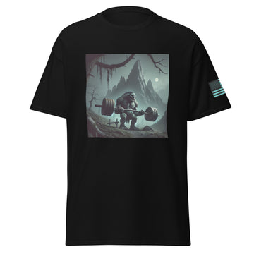 Giant Troll Performing Bicep Curls T-Shirt