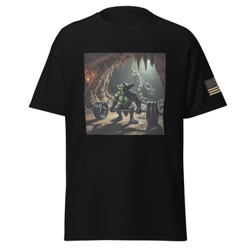 Goblin Performing Barbell Biceps Curl T-Shirt