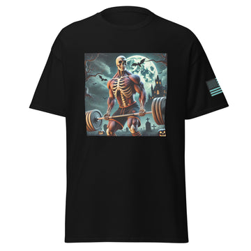 Skeleton Performing Deadlifts T-Shirt