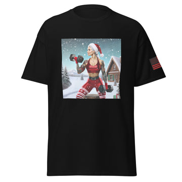 Mrs. Claus Doing Dumbbell Alt Curls T-Shirt