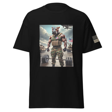 Strong Hippopotamus Humanoid T-Shirt