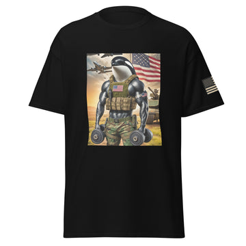 Strong Killer Whale Humanoid T-Shirt