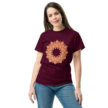 Mandala Flower Spirtually Fit Unisex classic T-shirt with ABSalute Fit